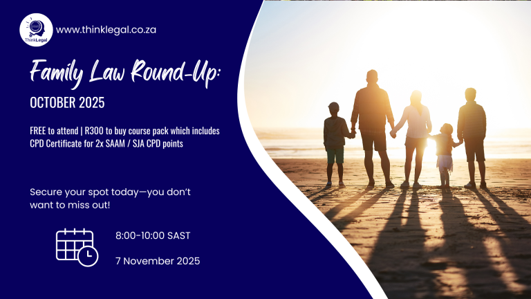 Family Law Round Up October 2025